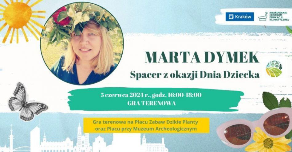 zdjęcie: Spacer z okazji Dnia Dziecka i gra terenowa / fot. UM Kraków / Fot. Krakowskie Centrum Edukacji Klimatycznej