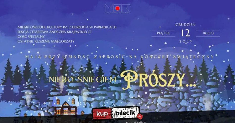 zdjęcie: Koncert Świąteczny Niebo Śniegiem Prószy / kupbilecik24.pl / Koncert Świąteczny \