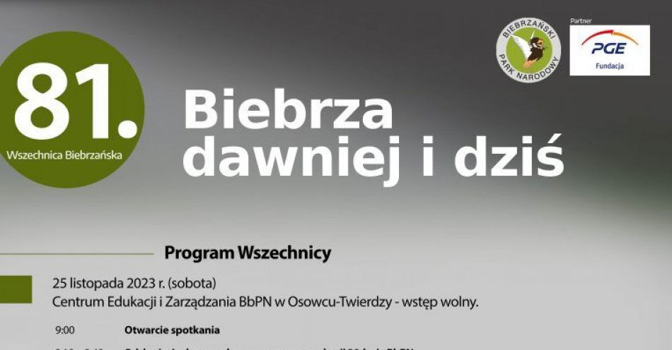 zdjęcie: Zapraszamy na 81. Wszechnicę Biebrzańską / fot. nadesłane