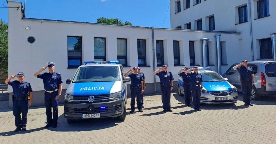 zdjęcie: Hołd na znak czci dla Mateusza. Cześć Jego Pamięci! / fot. KPP Hrubieszów