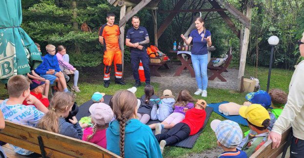 Spotykamy się z dziećmi wypoczywającymi na koloniach i półkoloniach