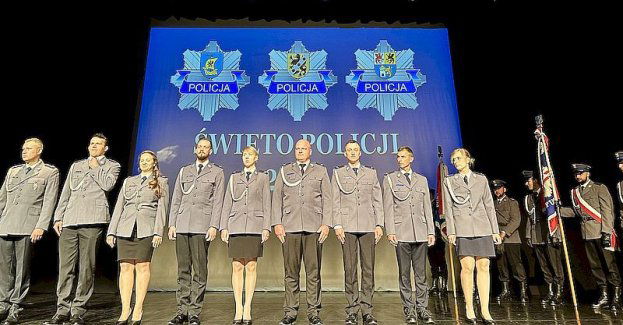 Uroczyste obchody święta policji w filharmonii kaszubskiej w Wejherowie