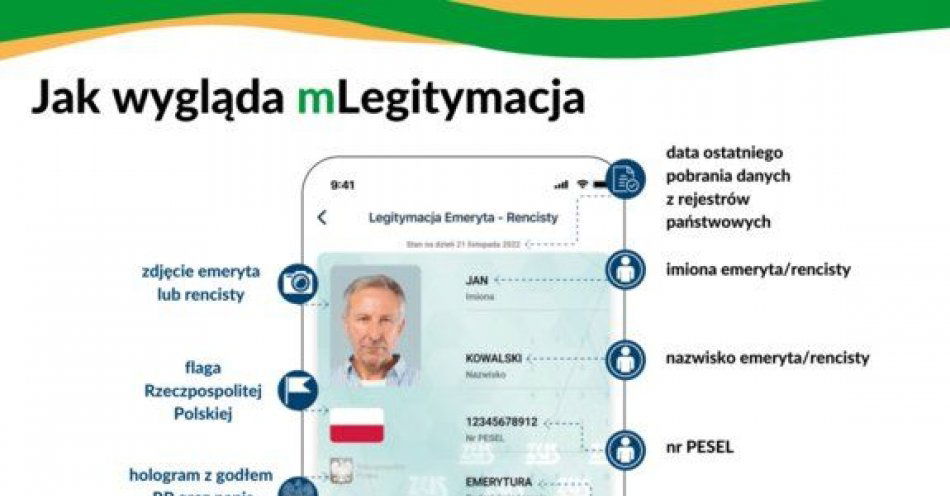 zdjęcie: mLegitymacja emeryta - rencisty / fot. KPP w Trzebnicy