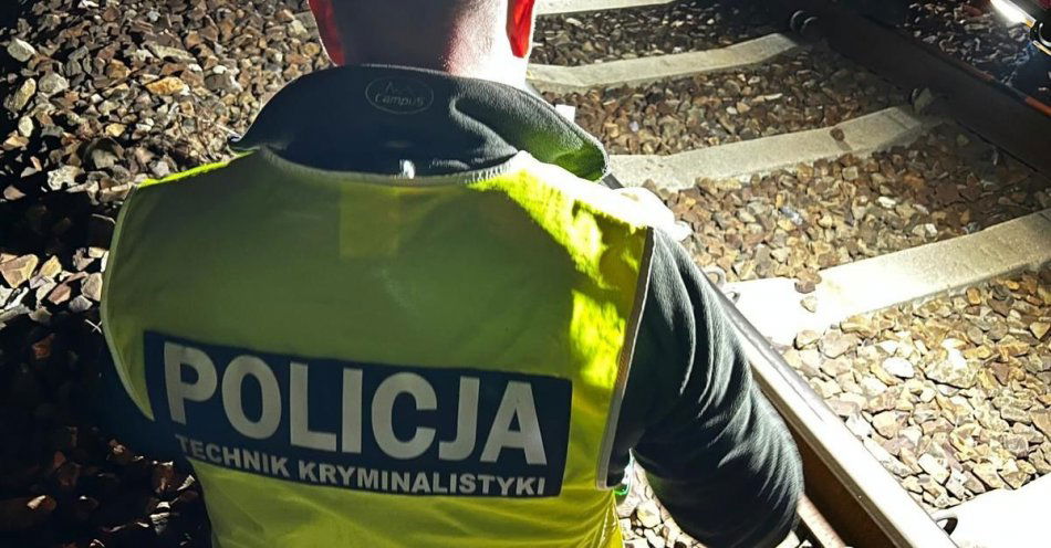 zdjęcie: Policjanci wyjaśniają okoliczności śmiertelnego zdarzenia na torach / fot. KPP w Garwolinie