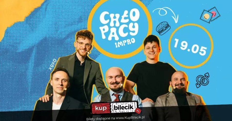 zdjęcie: Chłopacy - Eat. Sleep. Sex. Repeat - Komedia improwizowana / kupbilecik24.pl / Chłopacy - Eat. Sleep. Sex. Repeat - Komedia improwizowana