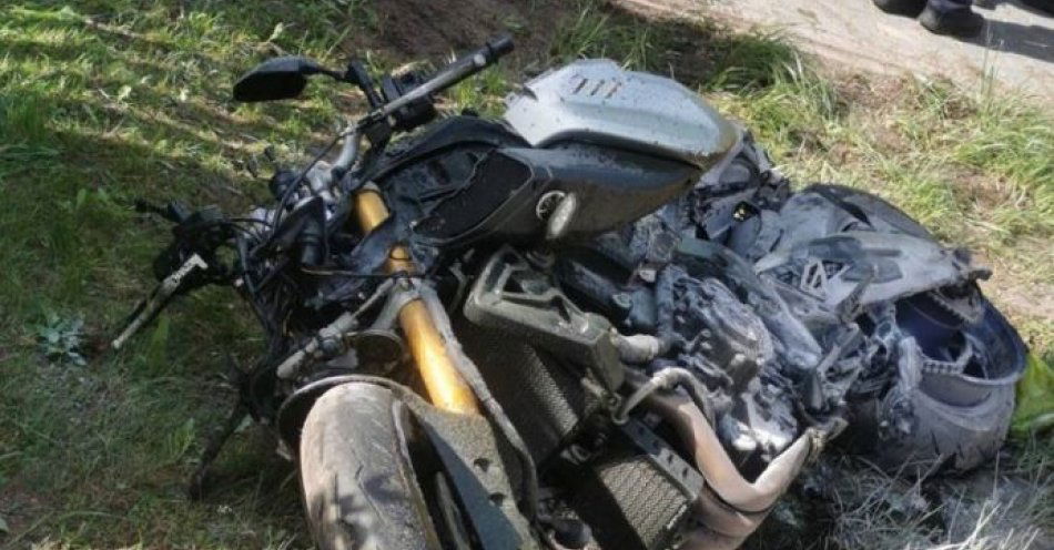 zdjęcie: Śmiertelny wypadek motocyklisty / fot. KMP w Radomiu