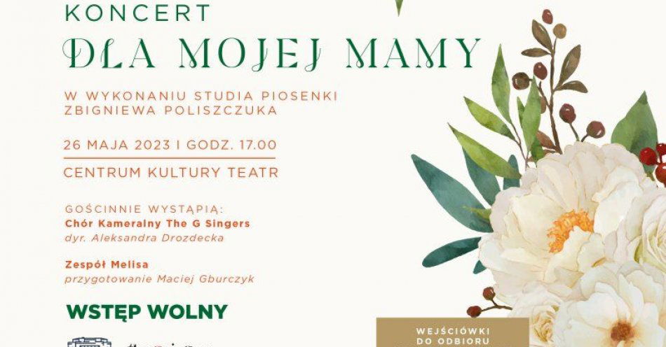 zdjęcie: Koncert dla Mojej Mamy / fot. UM Grudziądz