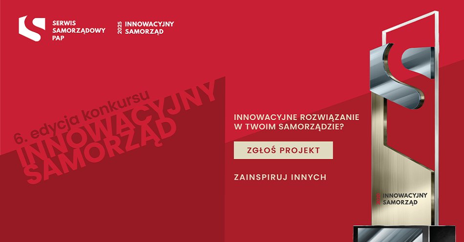 zdjęcie: Trwa przyjmowanie zgłoszeń do konkursu Innowacyjny Samorząd 2025 / PAP - grafika