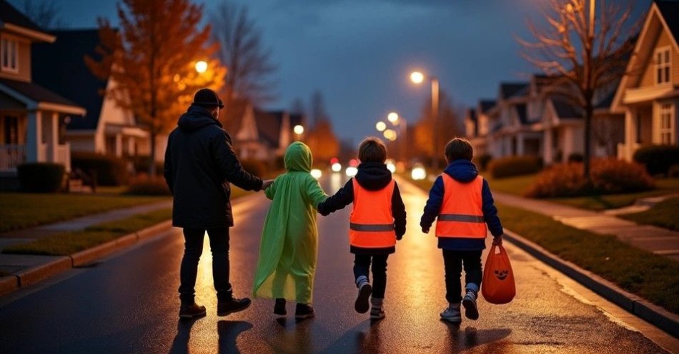 zdjęcie: Bezpieczeństwo dzieci podczas Halloween w Kaliszu / TM/ przykładowa ilustracja