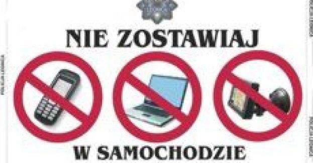 Nigdy nie zostawiaj cennych rzeczy w aucie