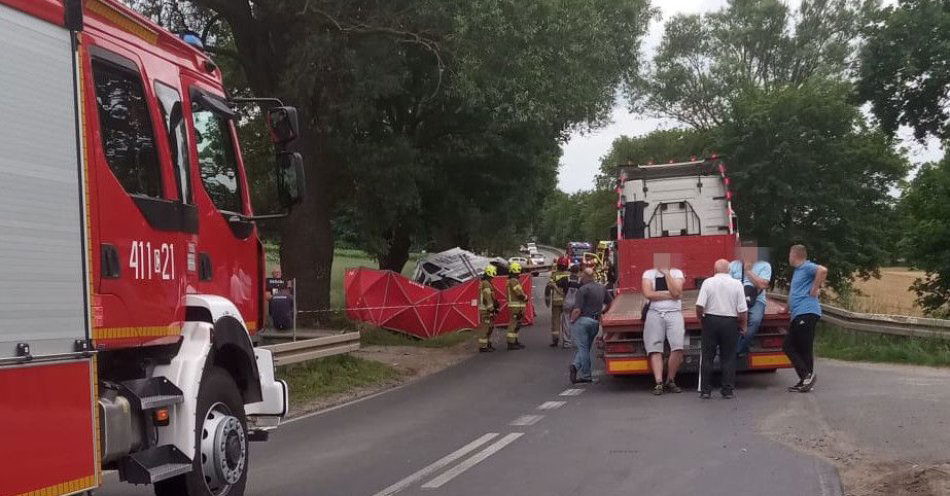 zdjęcie: Tragiczny wypadek w Obórkach / fot. KPP Brodnica