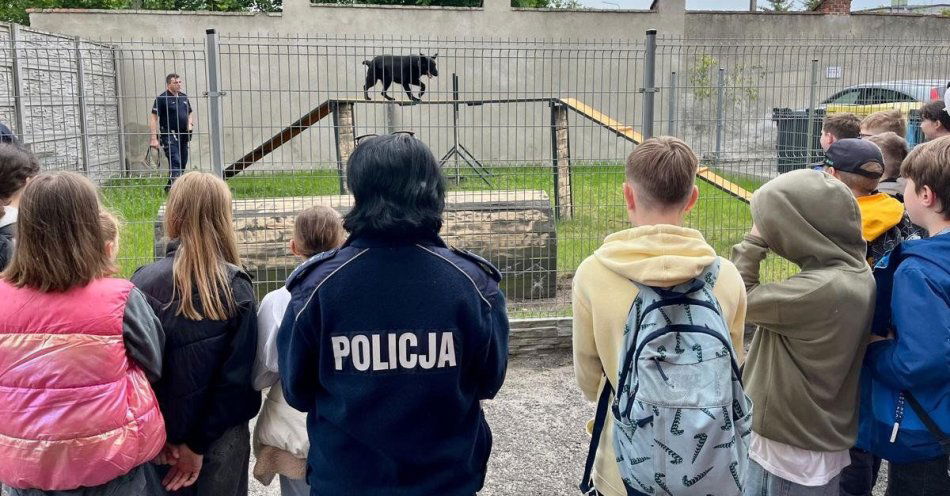 zdjęcie: Wyjątkowi goście w kluczborskiej komendzie / fot. KPP Kluczbork