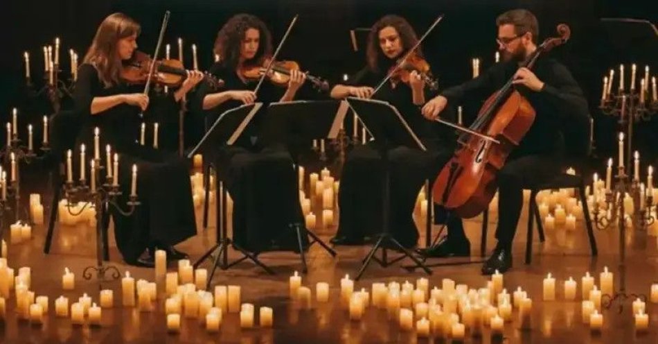 zdjęcie: Muzyka filmowa: kwartet smyczkowy w blasku tysiąca świec / kupbilecik24.pl / Muzyka filmowa: kwartet smyczkowy w blasku tysiąca świec