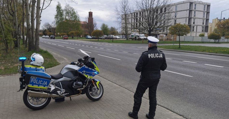 zdjęcie: Sezon na bezpieczny motocykl / fot. KPP w Zgierzu