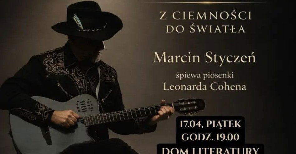 zdjęcie: Cohen. Z ciemności do światła / kupbilecik24.pl / Cohen. Z ciemności do światła