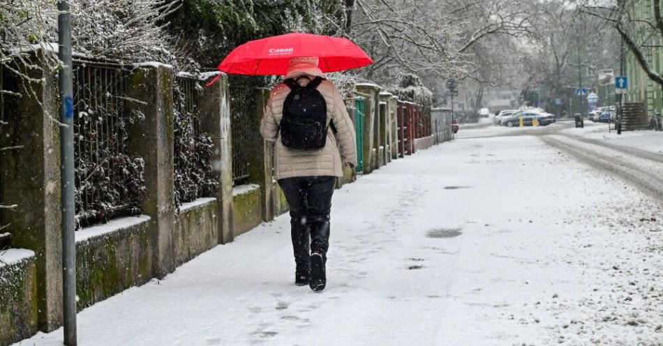 zdjęcie: W poniedziałek i wtorek marznące opady; w nocy spodziewane są mgły i oblodzenia / Szczecin, 26.01.2026. Trudne warunki drogowe spowodowane marznącym deszczem i gołoledzią w Szczecinie, 26 bm. Od rana w poniedziałek w 13 województwach obowiązują ostrzeżenia Instytutu Meteorologii i Gospodarki Wodnej przed marznącymi opadami deszczu powodującymi gołoledź. Ponadto w dziewięciu województwach obowiązuje alert RCB ostrzegający przed marznącym deszczem i gołoledzią. (jm) PAP/Marcin Bielecki
