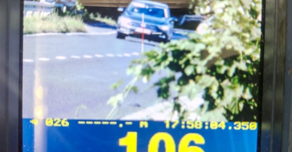 zdjęcie: Nietrzeźwy jechał z prędkością 106 km/h — niebezpieczną jazdę zakończyli policjanci / fot. KPP Krosno Odrzańskie