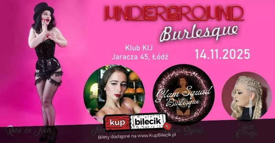 zdjęcie: Burleska by Rose de Noir w klubie KIJ / kupbilecik24.pl / Burleska by Rose de Noir w klubie KIJ