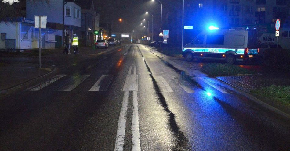 zdjęcie: Pieszy potrącony w Zamościu zmarł w szpitalu / fot. KMP Zamość