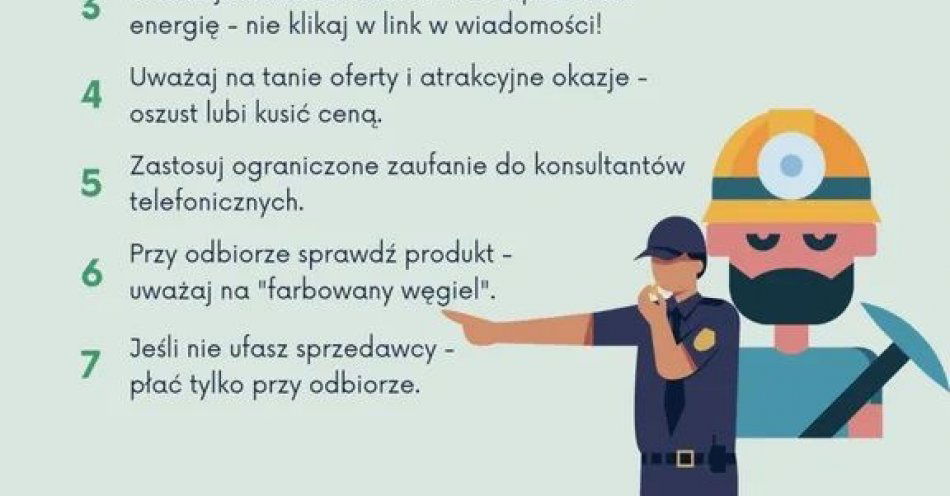 zdjęcie: Uwaga oszuści nie odpuszczają - kolejne oszustwo metodą na węgiel / fot. KPP w Strzelinie