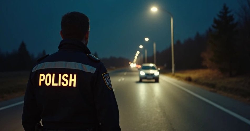 zdjęcie: Ponad 400 kontroli i trzech nietrzeźwych kierowców. Akcja Alkohol i narkotyki w Jaworze / Funkcjonariusz Policji przeprowadza kontrolę trzeźwości na drodze /TMAI
