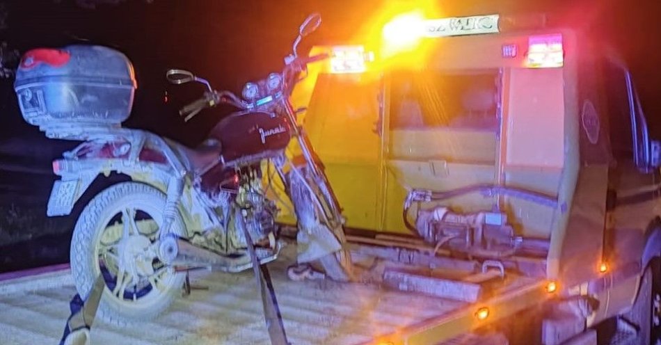 zdjęcie: Zatrzymany nietrzeźwy motorowerzysta. W organizmie miał blisko 2 promila alkoholu! / fot. KMP w Legnicy