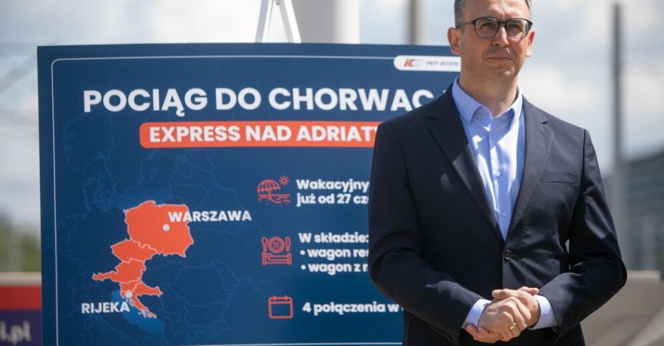 zdjęcie: Pierwszy pociąg z Warszawy do Chorwacji dotarł do Rijeki / fot. PAP