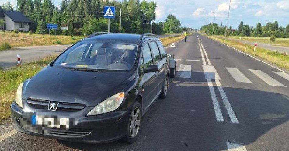 zdjęcie: Potrącenie 13-latka na przejściu dla pieszych / fot. KPP Lubartów