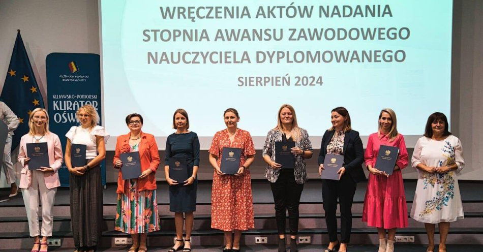 zdjęcie: Ponad 600 nowych nauczycieli dyplomowanych w województwie Kujawsko-Pomorskim / fot. nadesłane