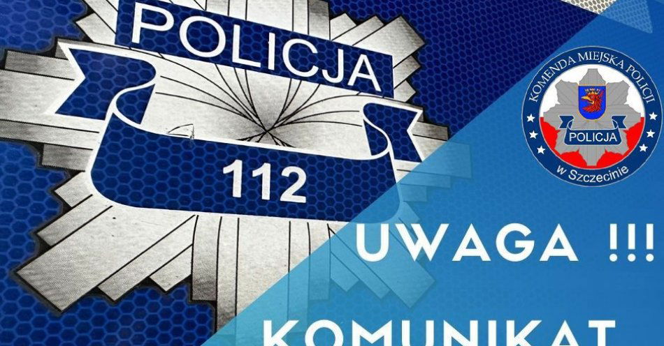 zdjęcie: Policjanci poszukują świadków zdarzenia / fot. KMP w Szczecinie