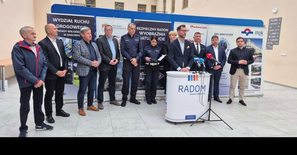 zdjęcie: Briefing prasowy dotyczący nadchodzącego wydarzenia profilaktycznego „Wyobraźnia ratuje życie” / fot. KMP w Radomiu