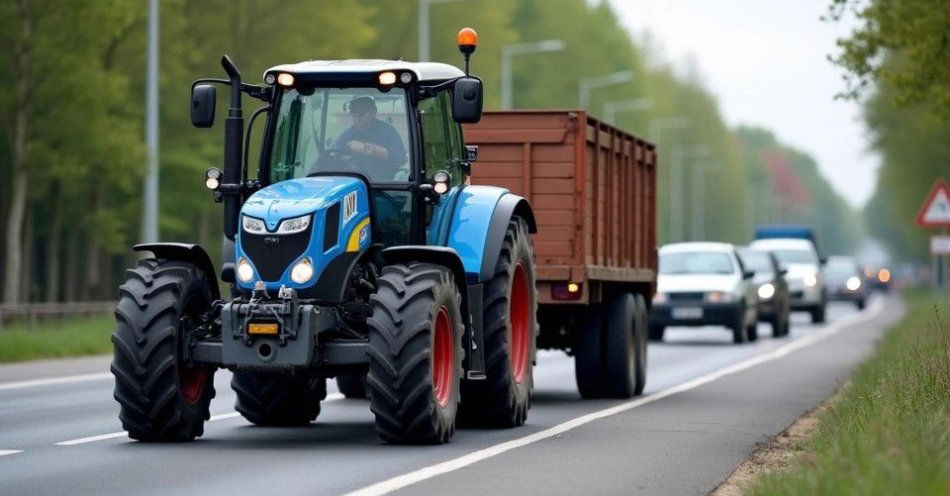 zdjęcie: Jak bezpiecznie jeździć ciągnikiem po drogach publicznych / TM/ przykładowa ilustracja