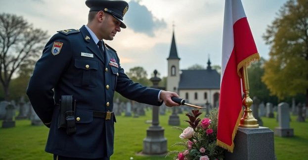 Wzruszające pożegnanie aspiranta Roberta Kotuły