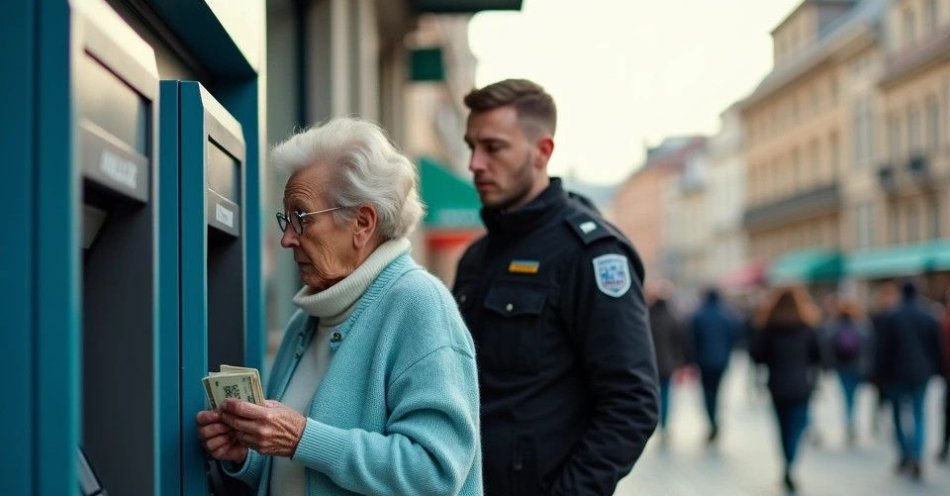 zdjęcie: Policjant po służbie uratował seniorkę przed oszustwem przy bankomacie / TM/ przykładowa ilustracja