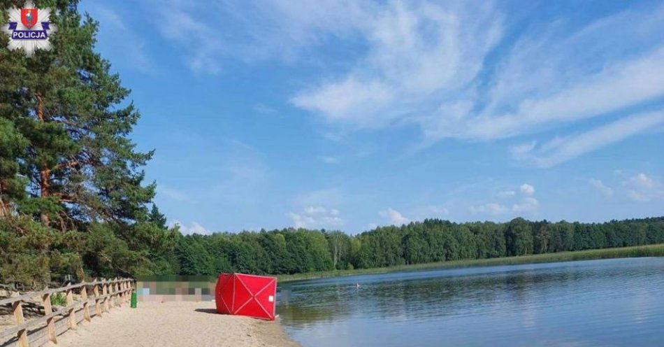 zdjęcie: 72-latek utonął w stawie / fot. KMP Zamość