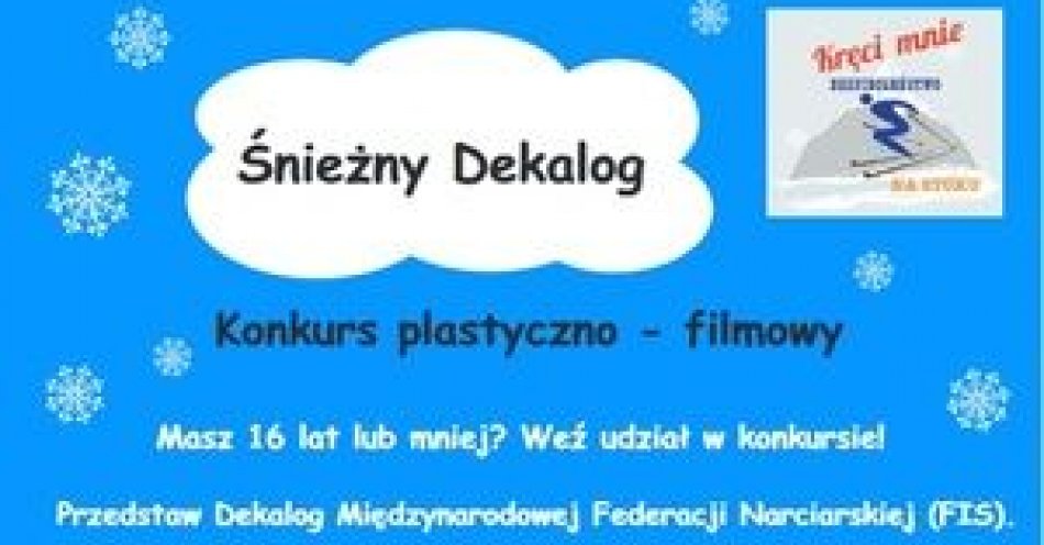 zdjęcie: Weź udział w policyjnym konkursie pn. Śnieżny dekalog / fot. KMP w Wałbrzychu