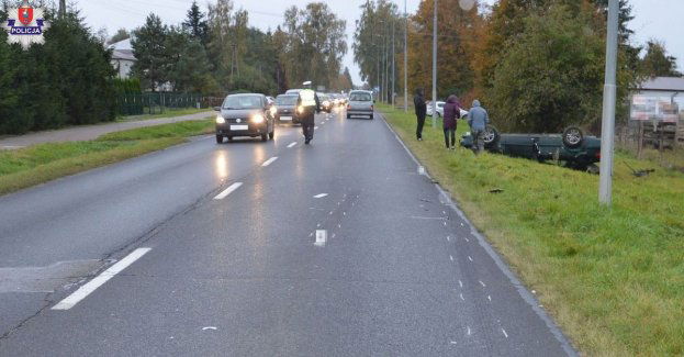 Zderzenie dwóch osobówek w Zamościu