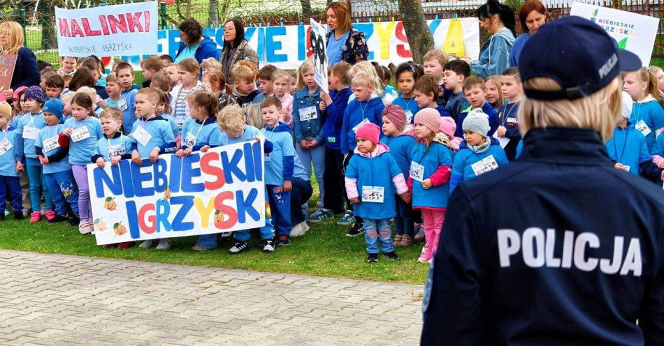 zdjęcie: Niebieskie Igrzyska z udziałem skierniewickich policjantów / fot. KMP w Skierniewicach