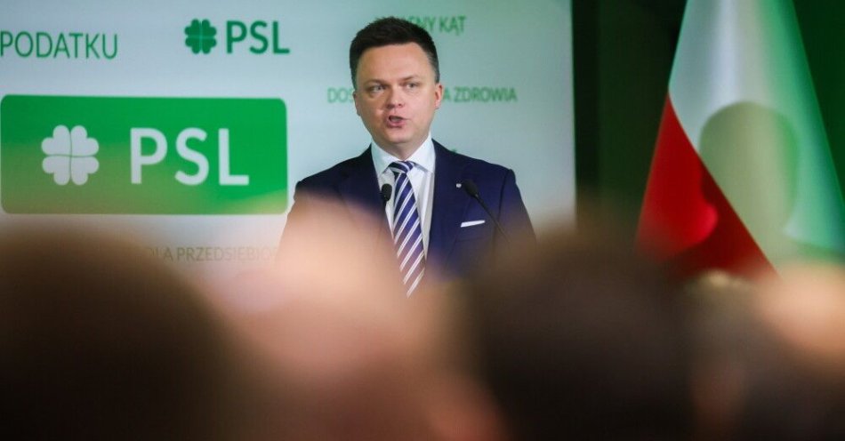 zdjęcie: Szymon Hołownia z poparciem PSL w wyborach prezydenckich / fot. PAP