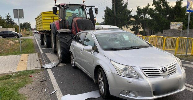 Wypadek w Powierciu. apelujemy o zdrowy rozsądek i ostrożność na drodze!