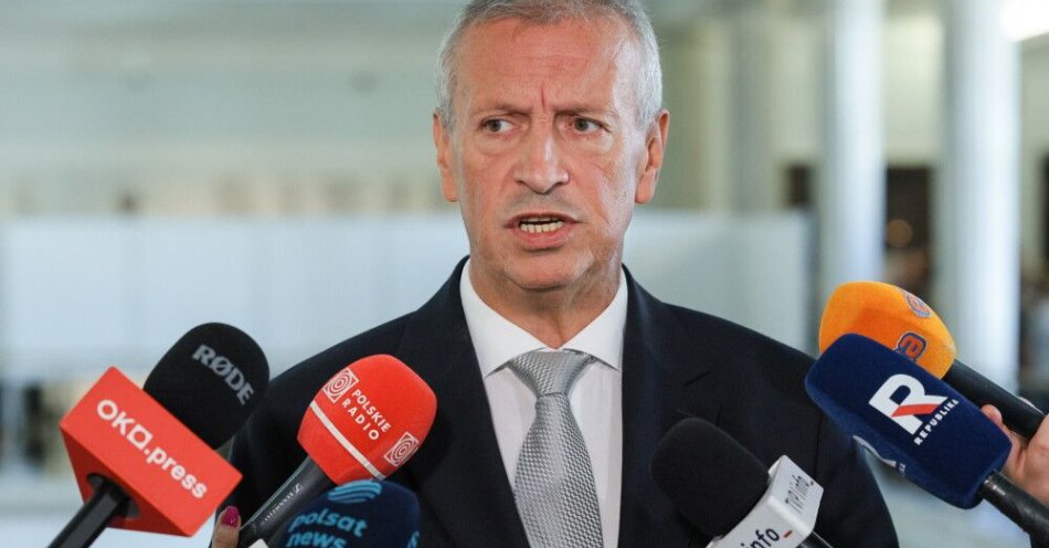 zdjęcie: Dobrzyński: 3 lata i 6 miesięcy więzienia dla Pawła K m.in. za gotowość do szpiegostwa na rzecz Rosji / Warszawa, 24.09.2025. Rzecznik Prasowy Ministra Koordynatora Służb Specjalnych Jacek Dobrzyński podczas konferencji prasowej w Sejmie w Warszawie, 24 bm. (sko) PAP/Paweł Supernak