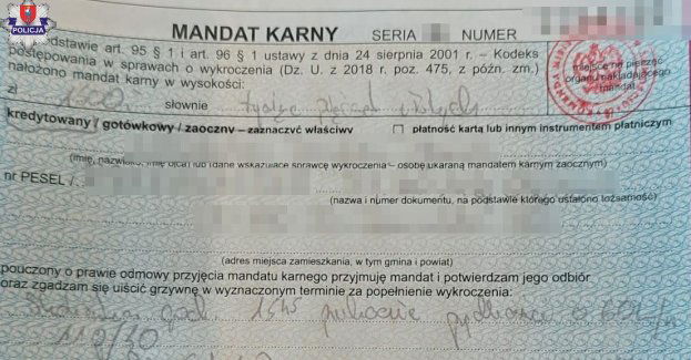 35-latek otrzymał wysoki mandat i stracił uprawnienia za przekroczenie prędkość