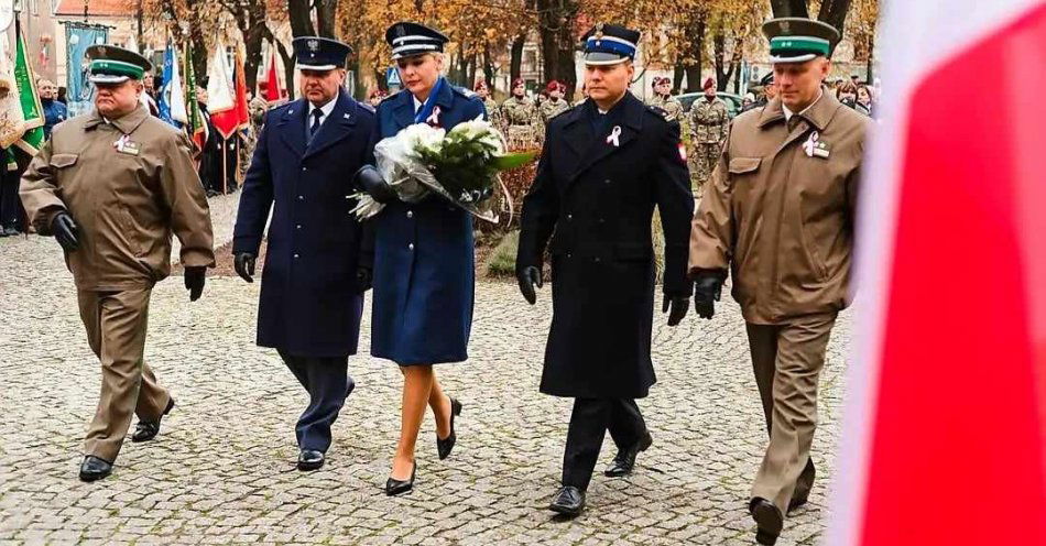 zdjęcie: Obchody Narodowego Święta Niepodległości z udziałem kętrzyńskiej Policji / fot. KPP w Kętrzynie