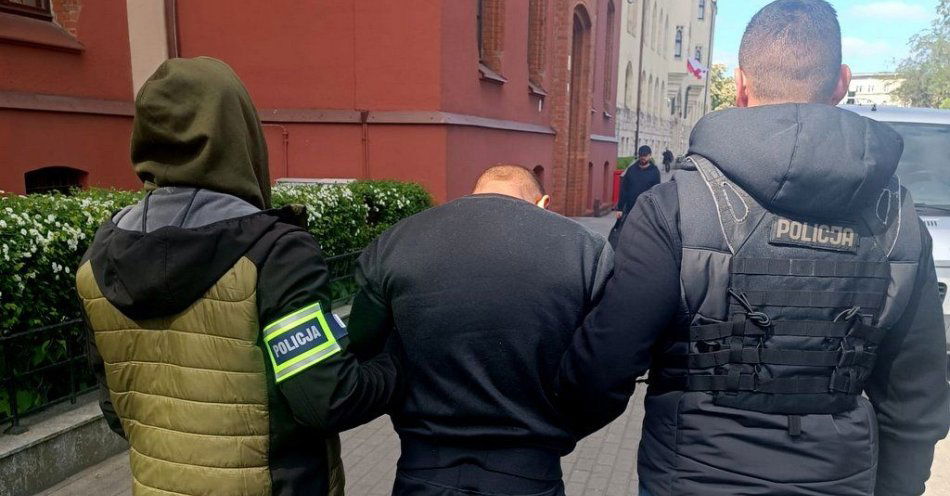 zdjęcie: Tymczasowy areszt za usiłowanie zabójstwa / fot. KWP w Bydgoszczy
