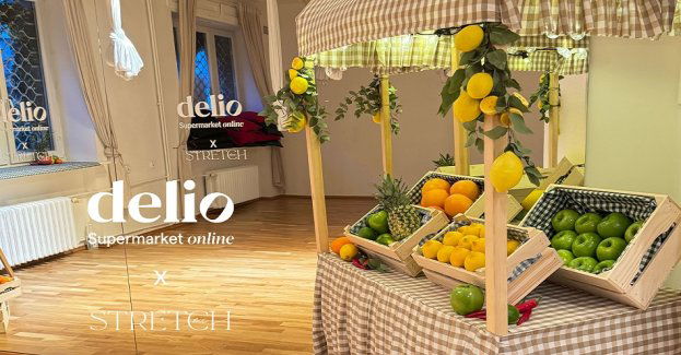 Darmowy trening wśród owoców i warzyw. Warszawski pop-up delio supermarket x Stretchme Warsaw