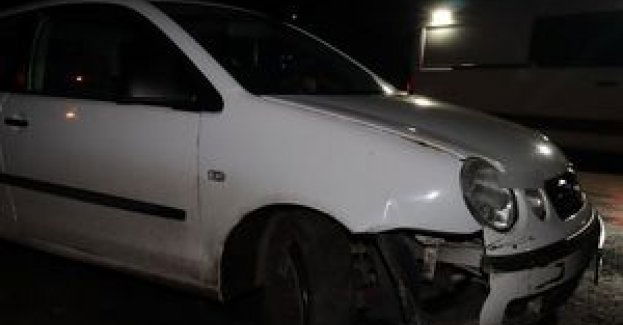 Pijany spowodował kolizję i uciekł. Szybko został zatrzymany przez policjantów.