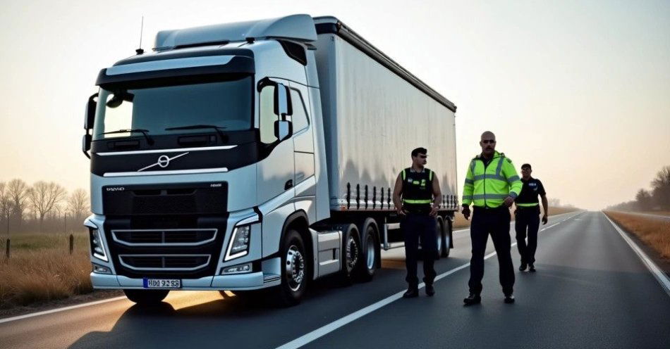 zdjęcie: Pijany kierowca tira zatrzymany na S61 / TM/ przykładowa ilustracja