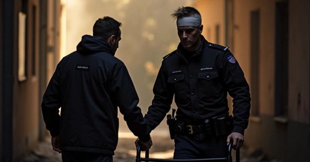 Policjant ratujący sąsiadów po pożarze potrzebuje pomocy