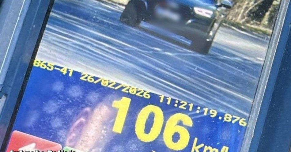 zdjęcie: Kierowca Audi pędził o 66 km za szybko i stracił prawo jazdy / fot. KPP Żagań