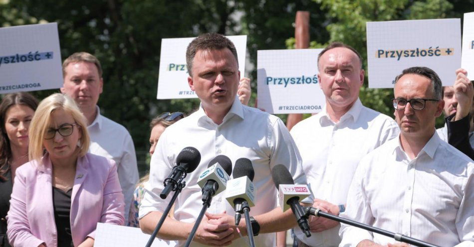 zdjęcie: Trzecia Droga zaprezentowała swoją pierwszą inicjatywę ustawodawczą - projekt Przyszłość+ / fot. PAP